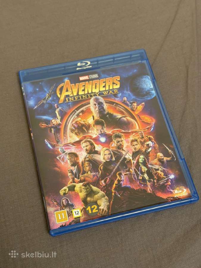 Avengers Infinity War Bluray diskas - nuotraukos Nr. 2