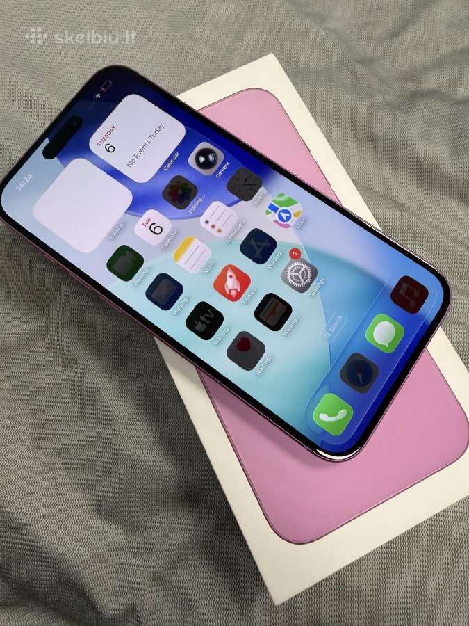 iPhone 16 plus 128gb telefonas kaip naujas