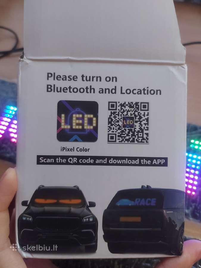 Auto akys, šviestlentė, LED juosta - nuotraukos Nr. 11