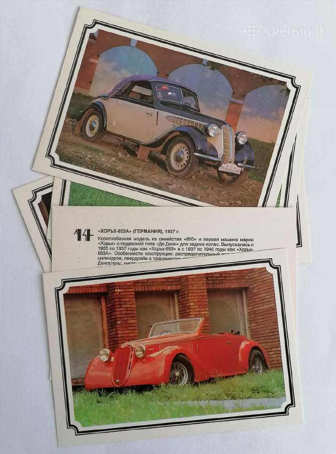 Retro automobilių nuotraukų rinkinys - nuotraukos Nr. 4