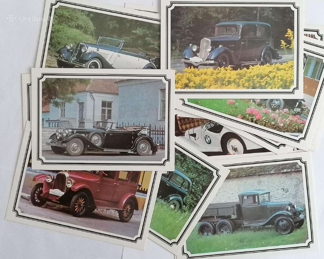 Retro automobilių nuotraukų rinkinys - nuotraukos Nr. 5