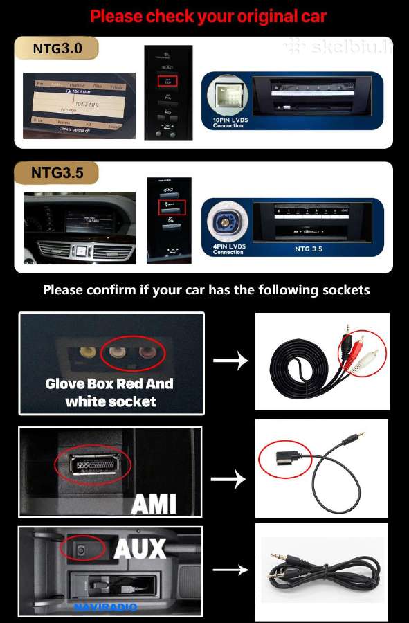 Mercedes Benz W221 Android 8+128g su Carplay - nuotraukos Nr. 10