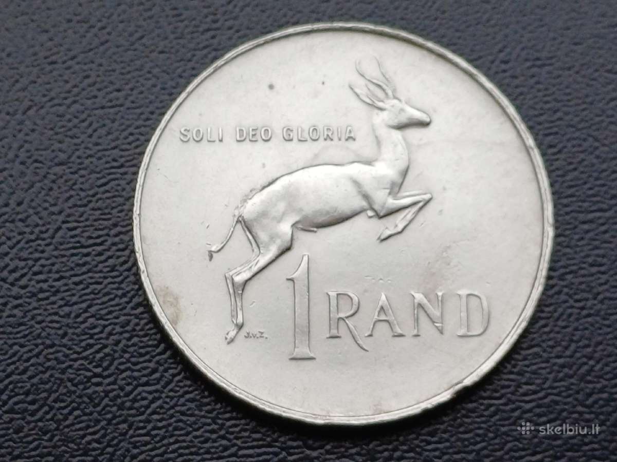 1 randas 1967m. Pietų Afrika sidabras 800
