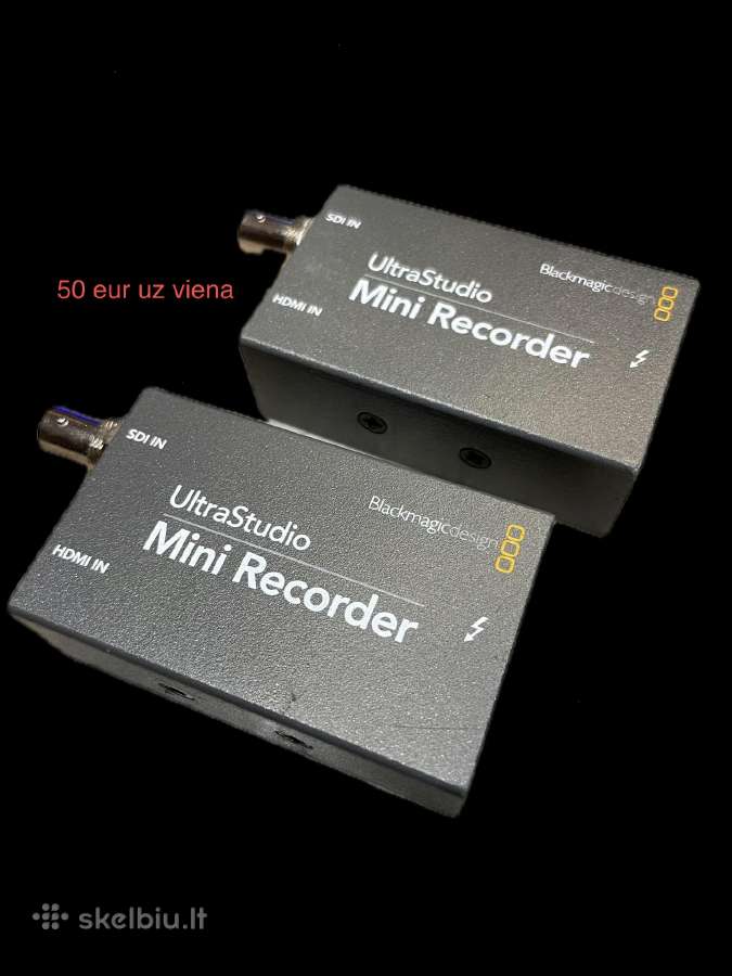 Blackmagic Ultrastudio Mini Recorder-signalo konve