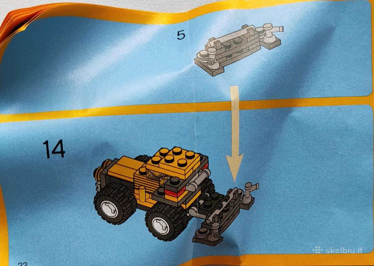 Vilniuje parduodamas Lego Creator 6742 Mini Off-ro - nuotraukos Nr. 6