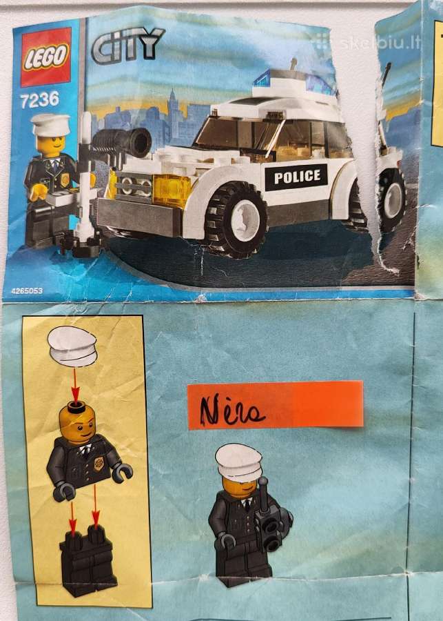 Vilniuje parduodamas nepilnas Lego City 7236 - nuotraukos Nr. 4