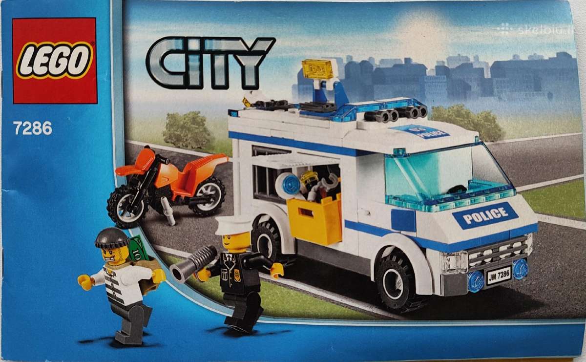 Vilniuje parduodamas nepilnas Lego City 7286