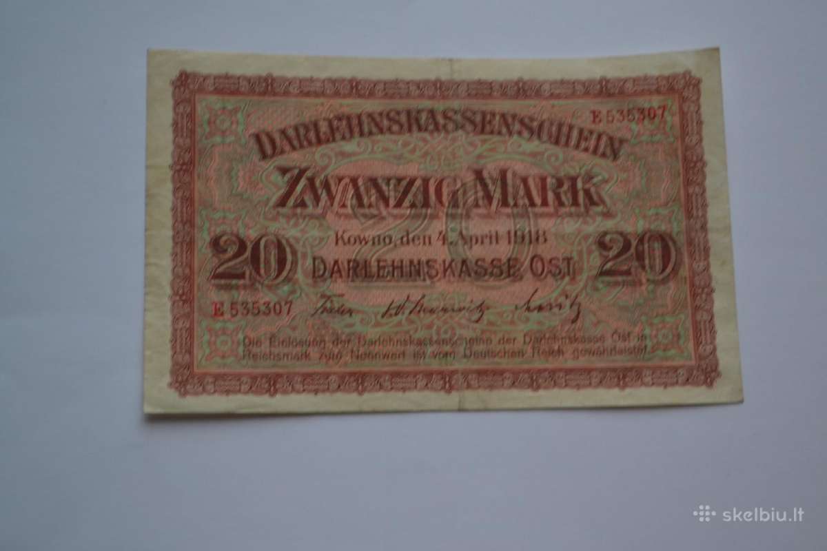 20 Ost Markiu 1918 m.