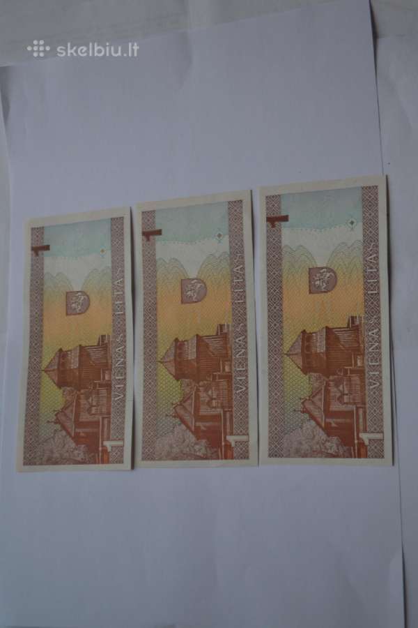 1 Litas 3 vnt. - nuotraukos Nr. 2