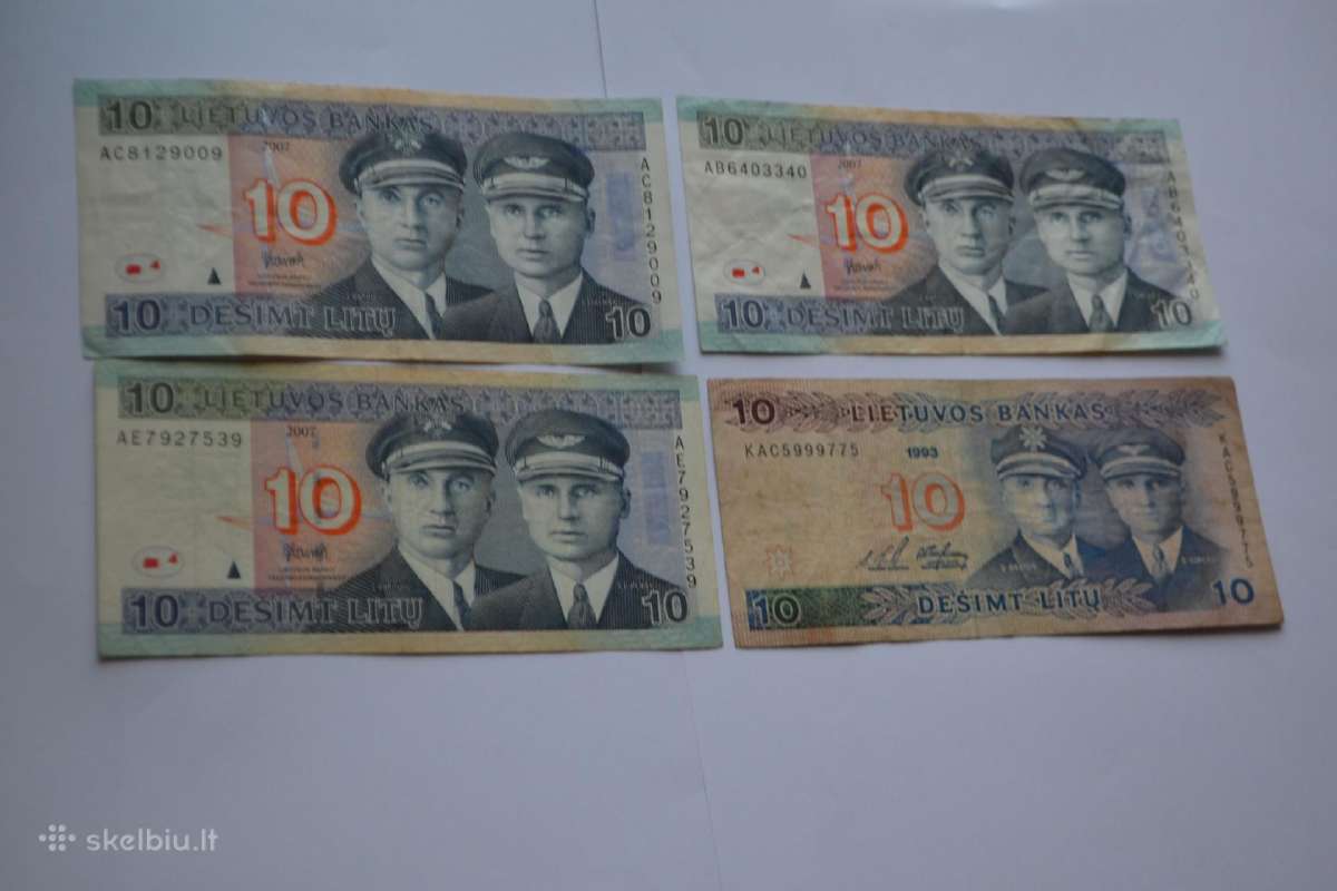 10 Litu 4 vnt.