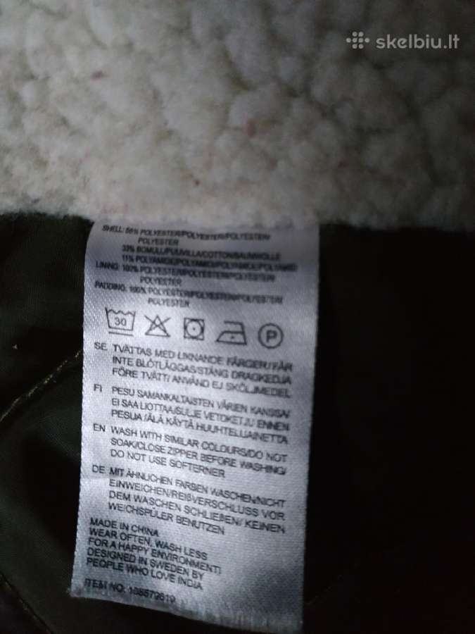 Šilta Indiska striukė parka - nuotraukos Nr. 8