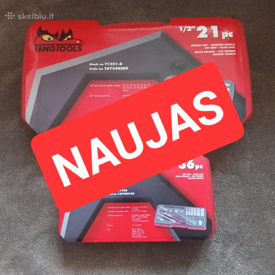 Teng Tools Terkšlės ir galvučių rinkiniai