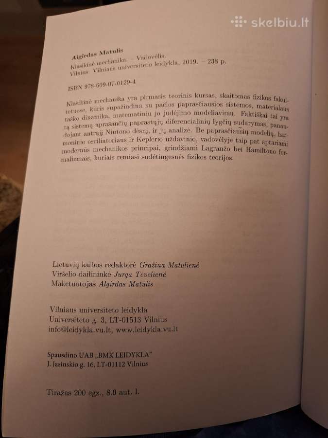 Klasikinė mechanika - nuotraukos Nr. 5