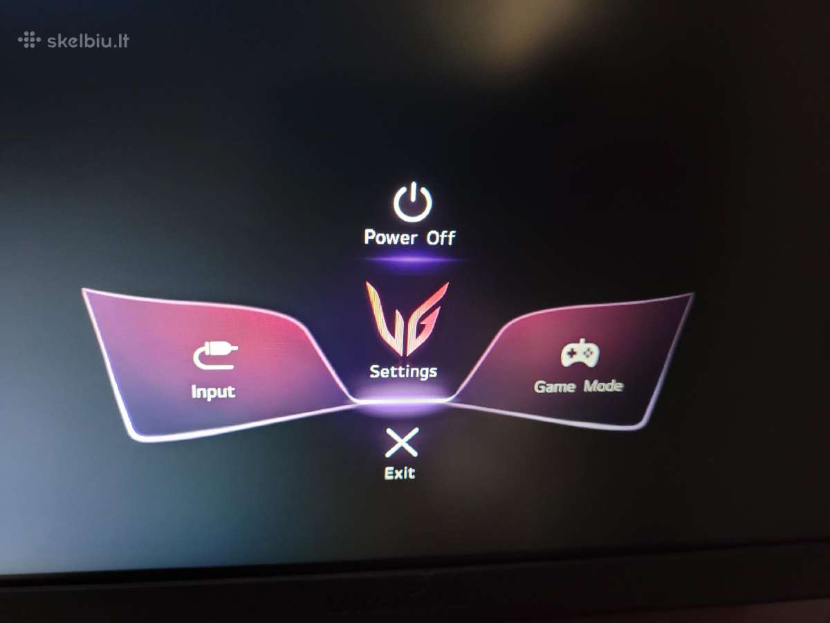 27" ultra gear LG 27gr75q 165hz 2024 su defektu - nuotraukos Nr. 15