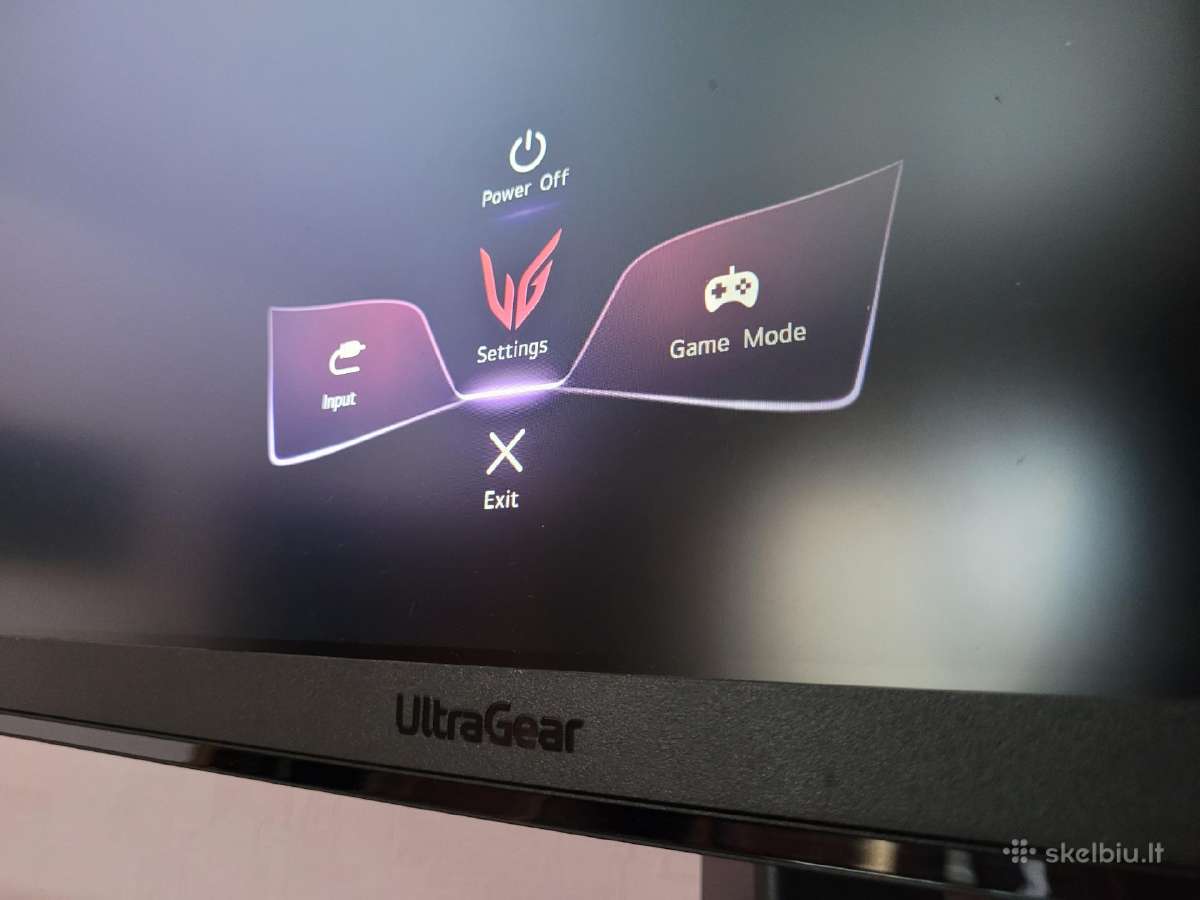 27" ultra gear LG 27gr75q 165hz 2024 su defektu - nuotraukos Nr. 14