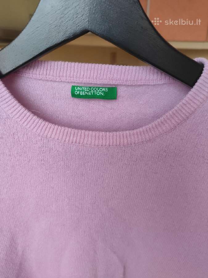 Gražus alyvinis vilnonis šiltas Benetton megztinis