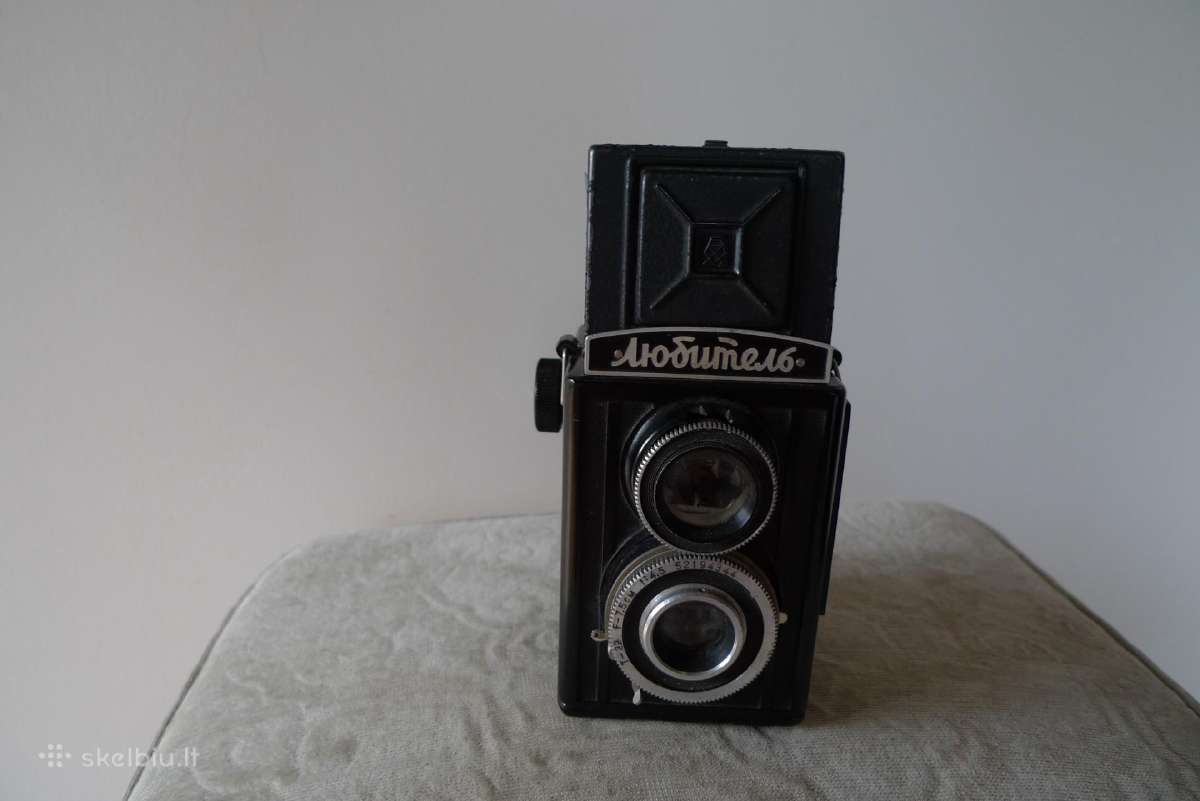 Antikvariniai foto aparat. Liubitel ir vokišk Adox - nuotraukos Nr. 3