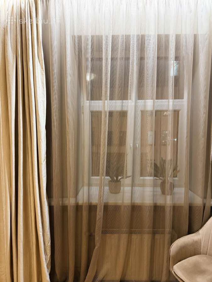 Prabangios šilkinės naktinės užuolaidos (2 vnt.) - nuotraukos Nr. 2