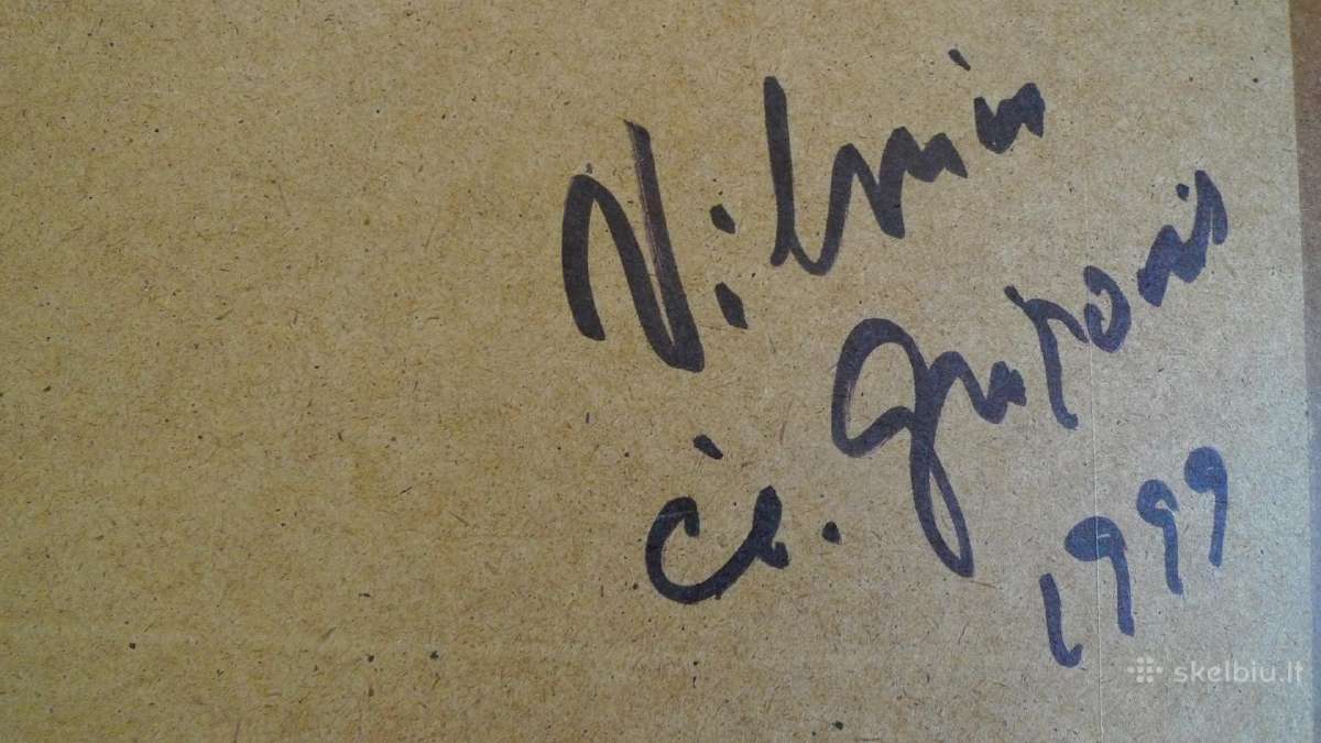 Česlovo Grigonio paveikslai 2 vnt . 1989, 99 m. - nuotraukos Nr. 4