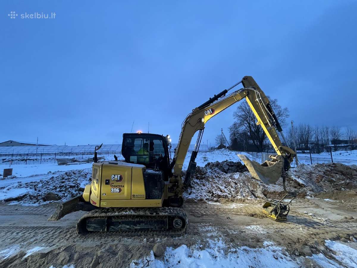 Eskavatoriaus paslaugos Cat 306 (6.5t) - nuotraukos Nr. 5