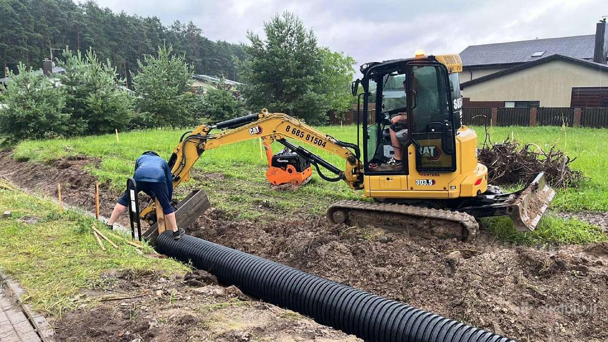 Eskavatoriaus paslaugos Cat 306 (6.5t) - nuotraukos Nr. 10