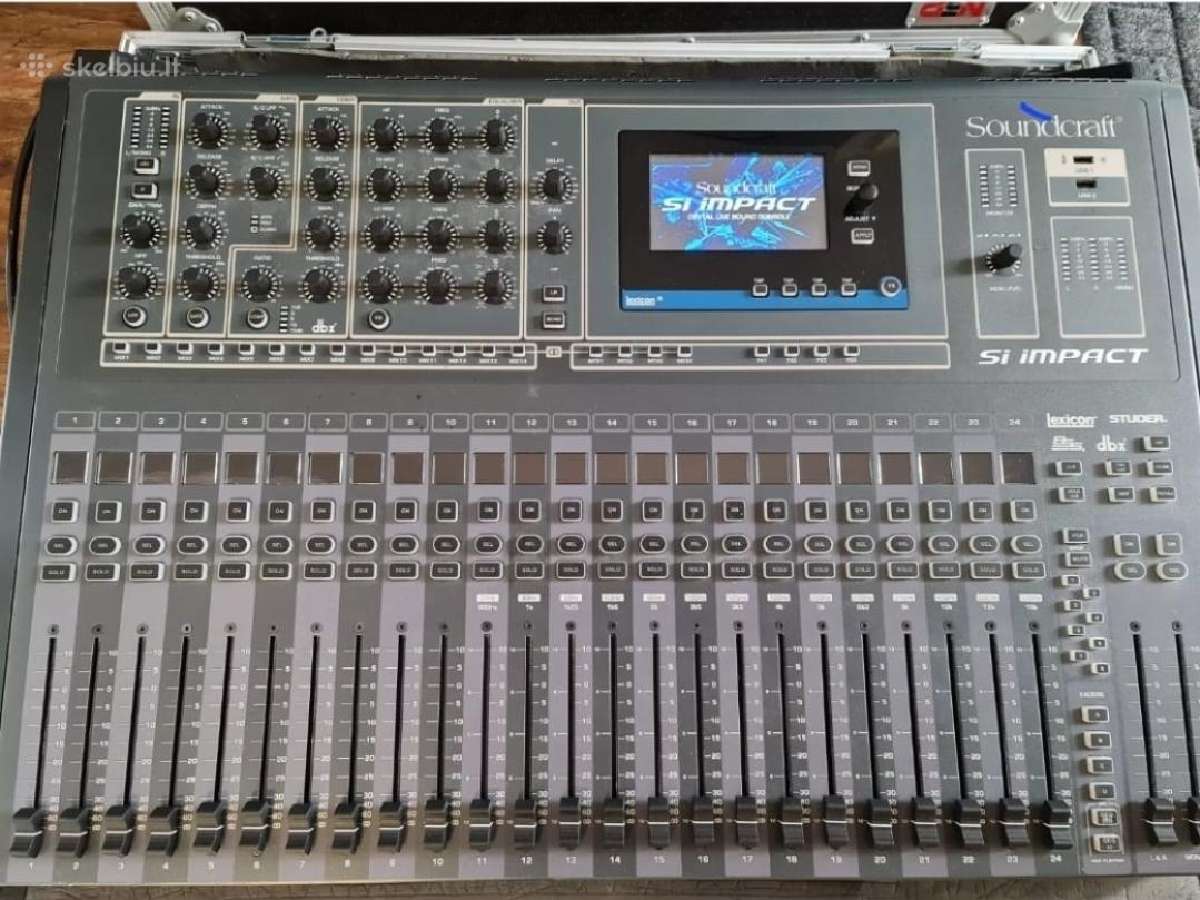 Skaitmeninis Pultas Soundcraft Si Impact - nuotraukos Nr. 4