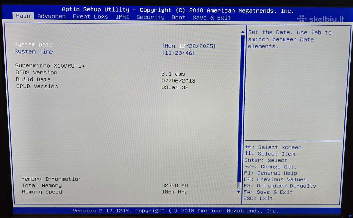 Supermicro Cse-119u X10dru-i+ 2x Intel Xeon V3 V4 - nuotraukos Nr. 19