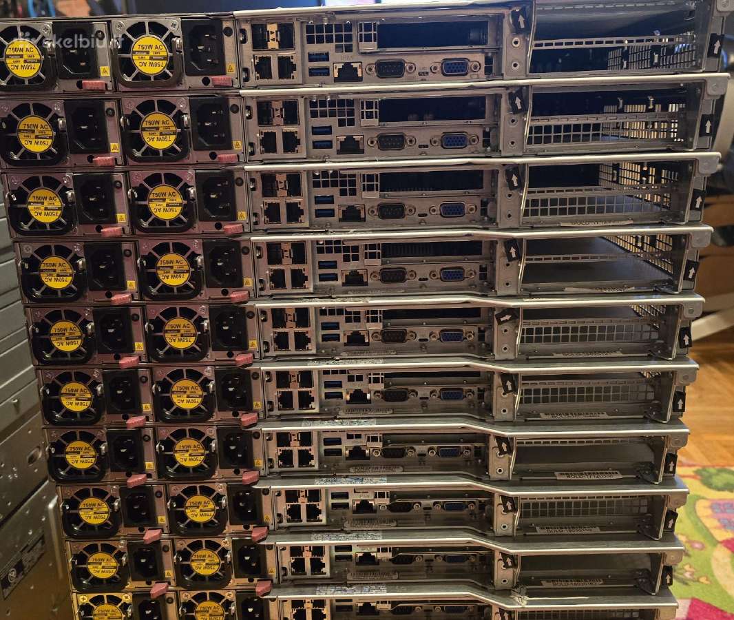 Supermicro Cse-119u X10dru-i+ 2x Intel Xeon V3 V4 - nuotraukos Nr. 27