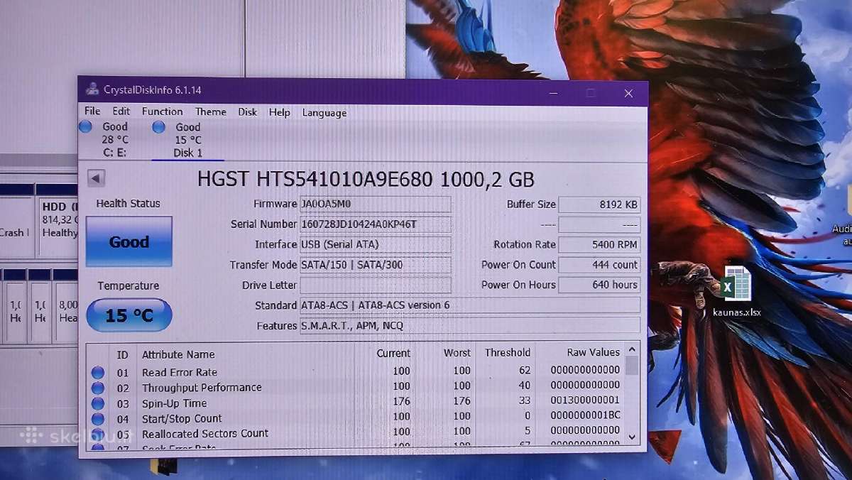 SSD Ir HDD laptopui Sata III / msata / Nvme - nuotraukos Nr. 2
