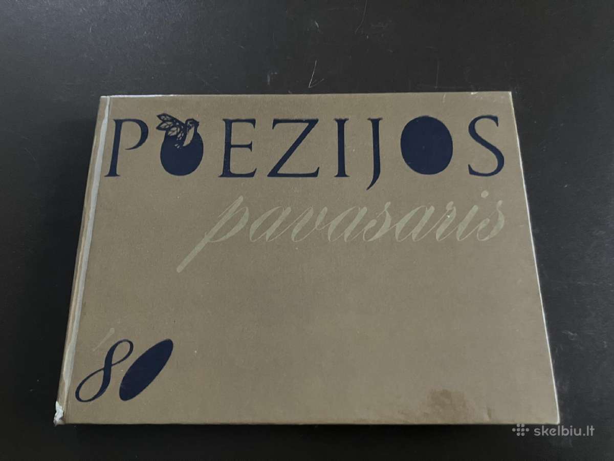 Knyga Poezijos pavasaris