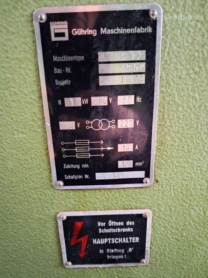 Gražtų galandimo staklės Guhring Ss 12 - nuotraukos Nr. 6
