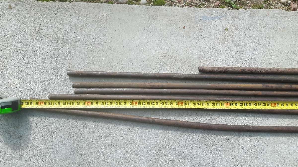 Metaliniai strypai pilnaviduriai D1cm - nuotraukos Nr. 2