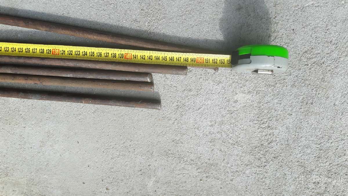Metaliniai strypai pilnaviduriai D1cm - nuotraukos Nr. 3