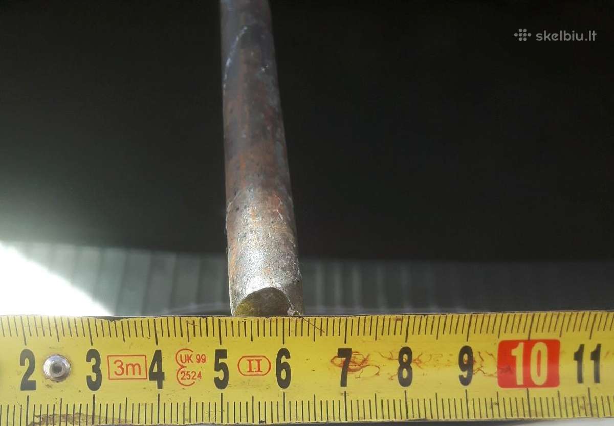 Metaliniai strypai pilnaviduriai D1cm - nuotraukos Nr. 4
