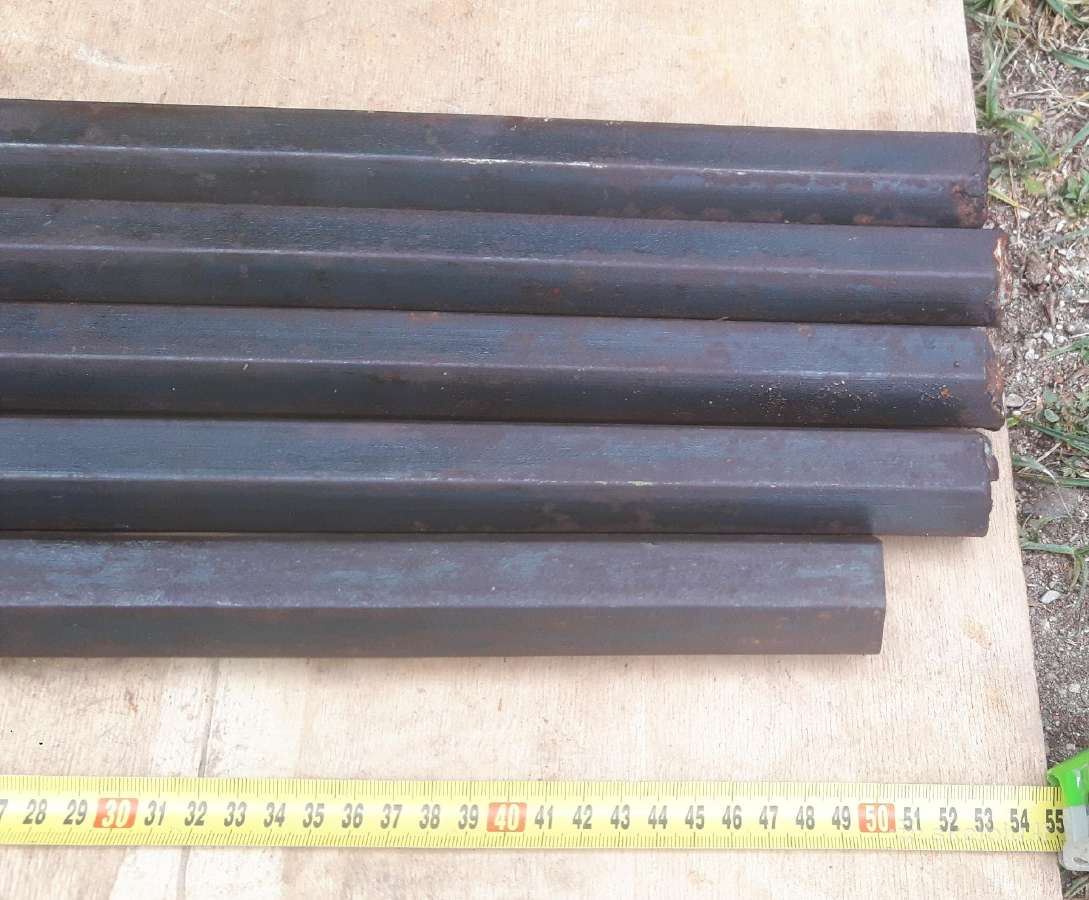 Metaliniai strypai šešiakampiai, apdirbimui - nuotraukos Nr. 2