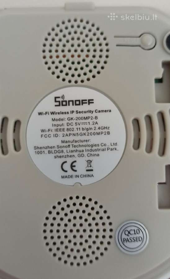 Sonoff Gk-200mp2-b kamera - nuotraukos Nr. 3