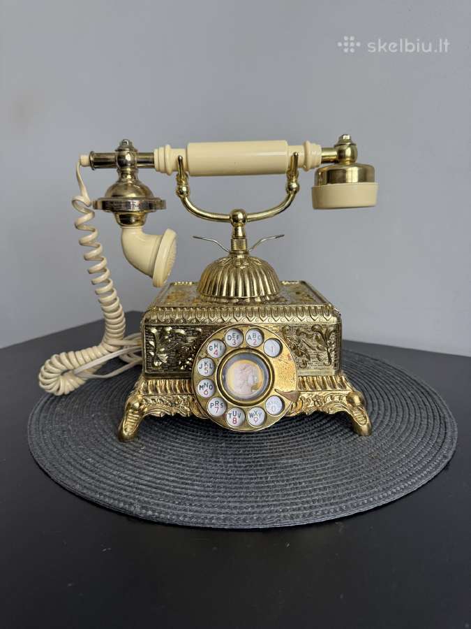 Vintažinis senovinis telefonas - nuotraukos Nr. 2