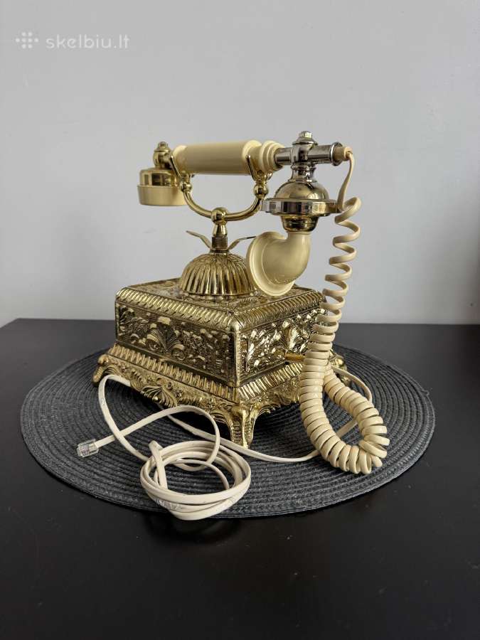 Vintažinis senovinis telefonas - nuotraukos Nr. 4