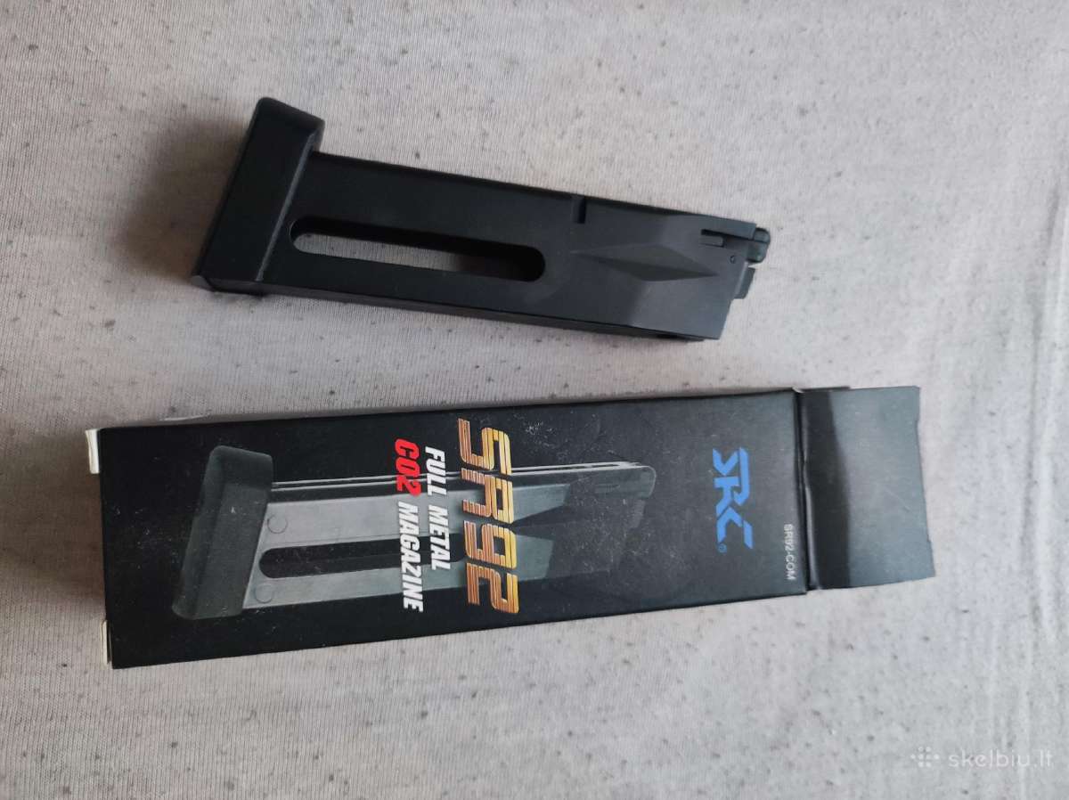 Src airsoft M92(bereta) dėtuvė, co2