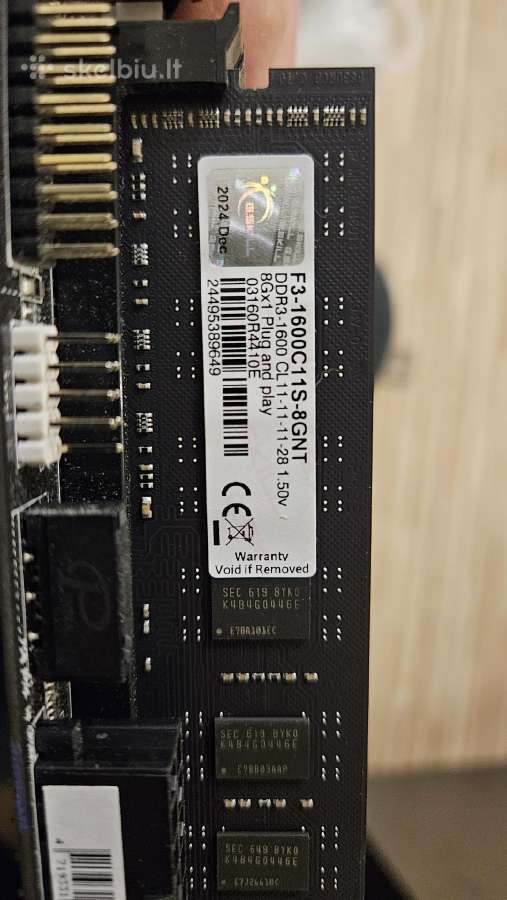 Itx MB, 2x8gb ddr3, i7 4770k komplektukas - nuotraukos Nr. 3