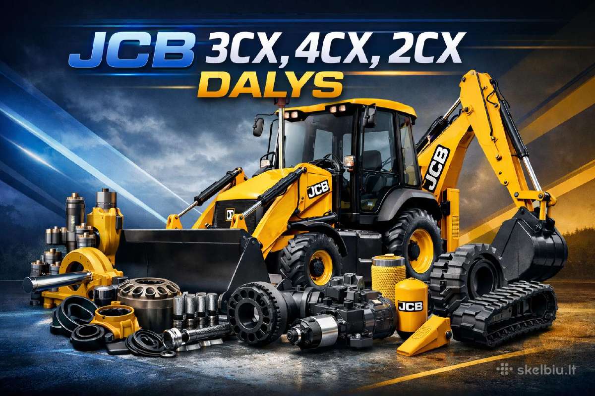 JCB 3cx, 4cx, 2cx Dalys
