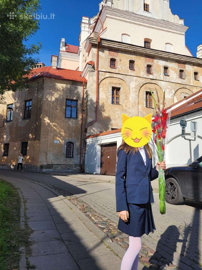 Mergaitei uniforminis sijonas (su vilna,) - nuotraukos Nr. 3