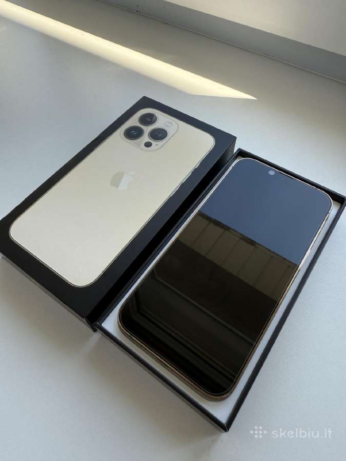 Labai prižiūrėtas iPhone 13 Pro 256gb su dežute - nuotraukos Nr. 3
