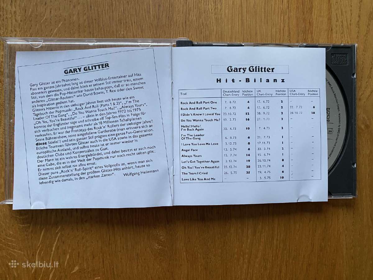 Originalus Gary Glitter – Starke Zeiten serijos CD - nuotraukos Nr. 6