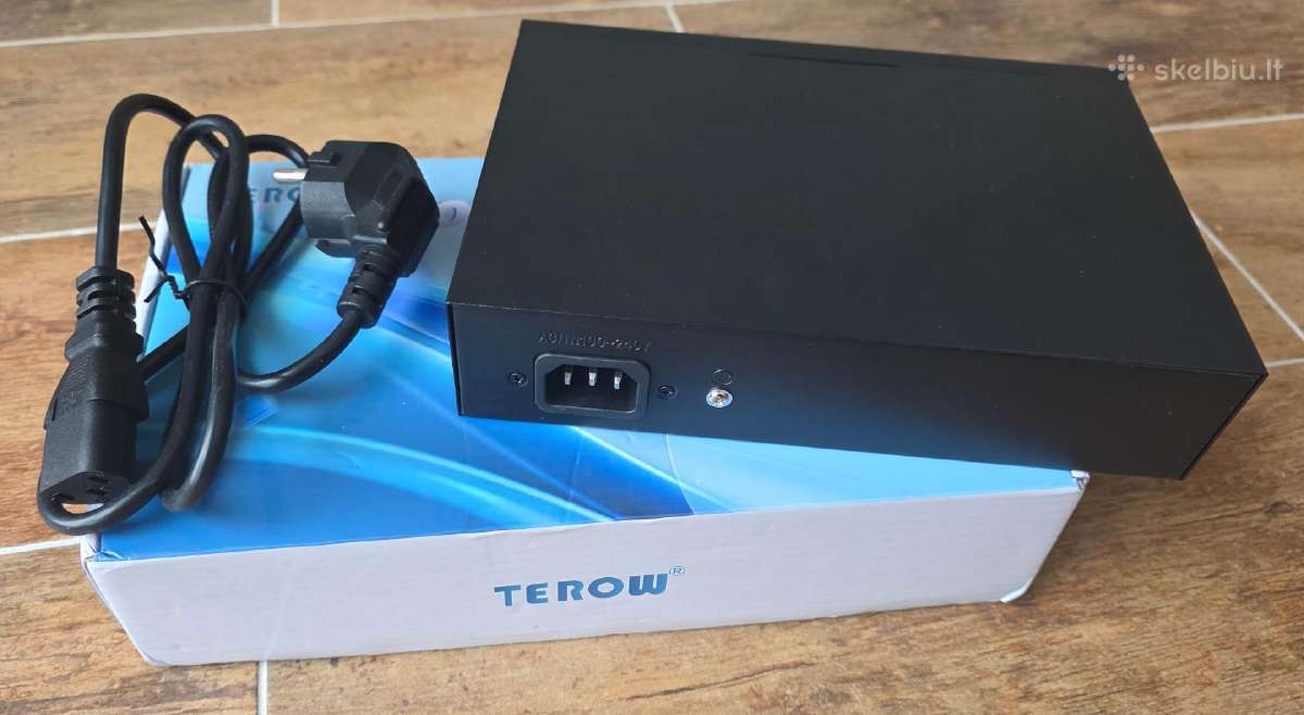 Poe Switch 16 + 2 ports fanless 250w - nuotraukos Nr. 14