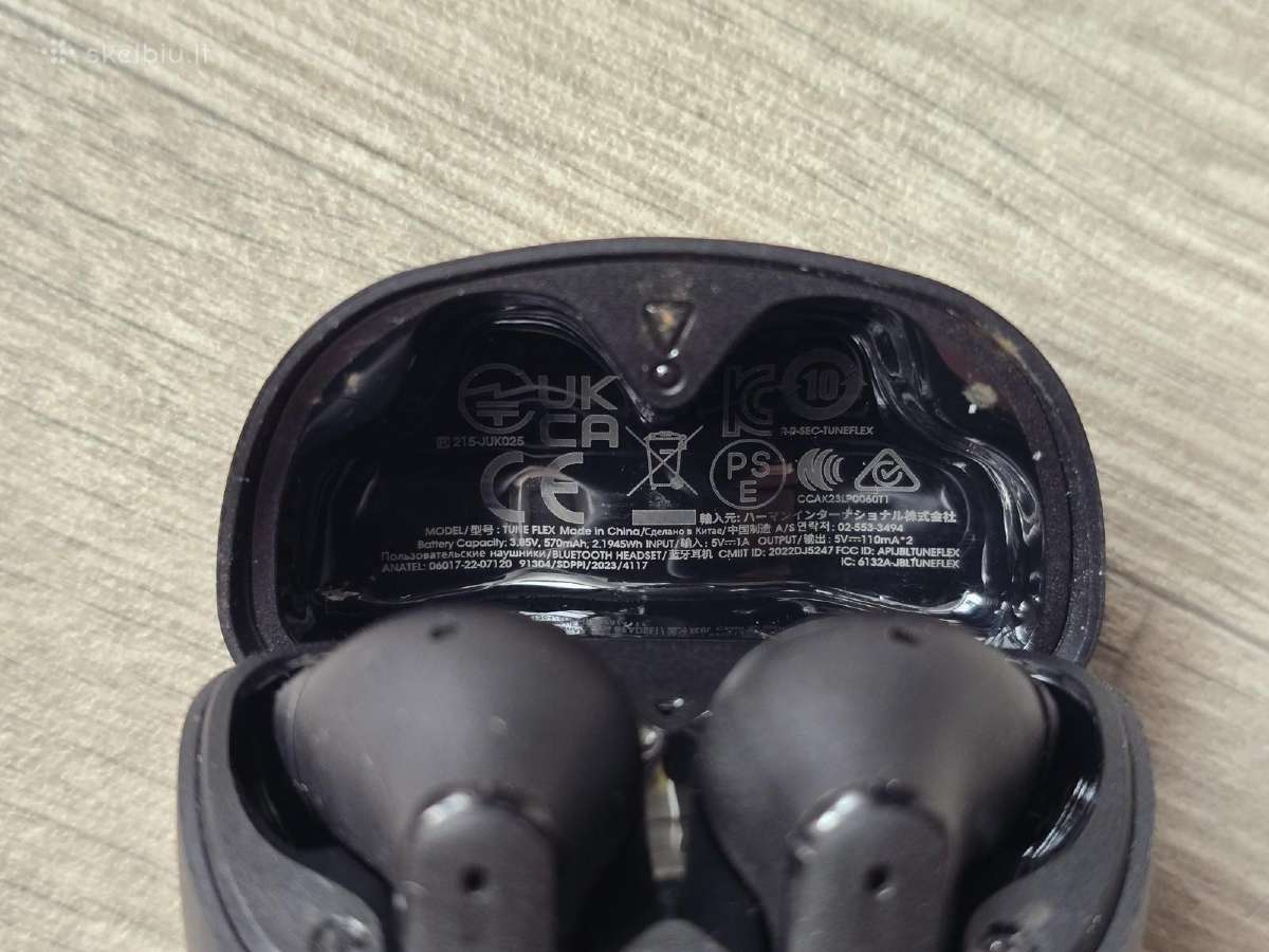 Jbl Tune Flex bluetooth ausines - nuotraukos Nr. 5