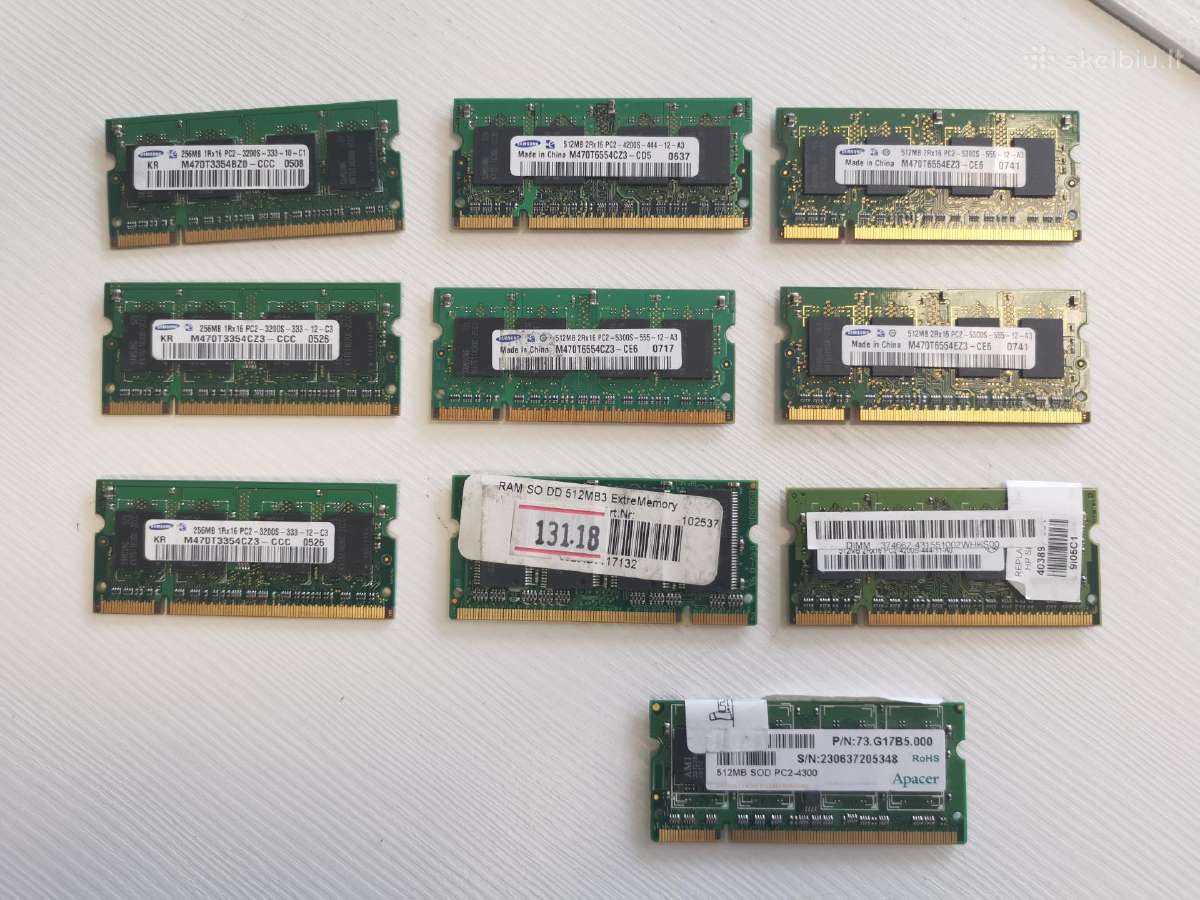 Ddr1 / Ddr2 / Ddr3 / Ddr3l / Ddr4 RAM atmintis - nuotraukos Nr. 5