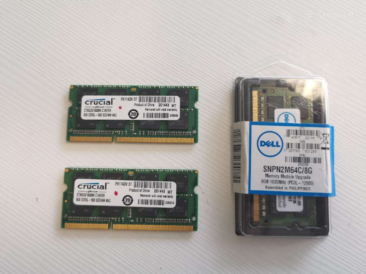 Ddr1 / Ddr2 / Ddr3 / Ddr3l / Ddr4 RAM atmintis - nuotraukos Nr. 3
