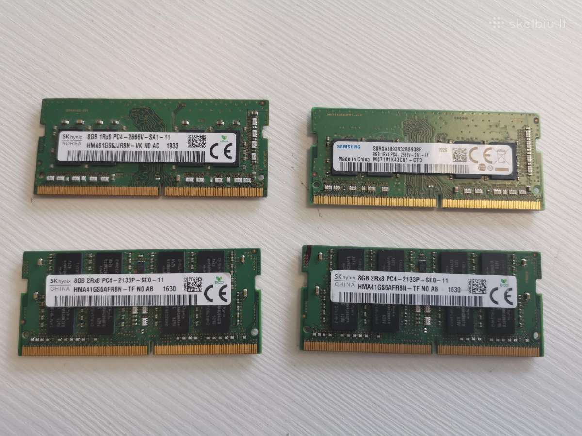 Ddr1 / Ddr2 / Ddr3 / Ddr3l / Ddr4 RAM atmintis - nuotraukos Nr. 4