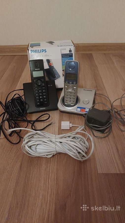 2 stacionarūs telefonai -6€ už abu